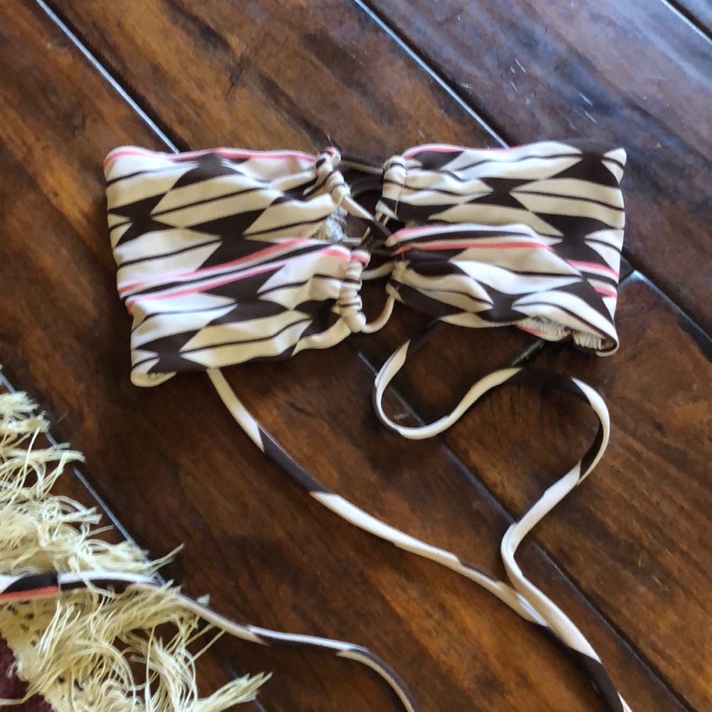 acacia strapless top